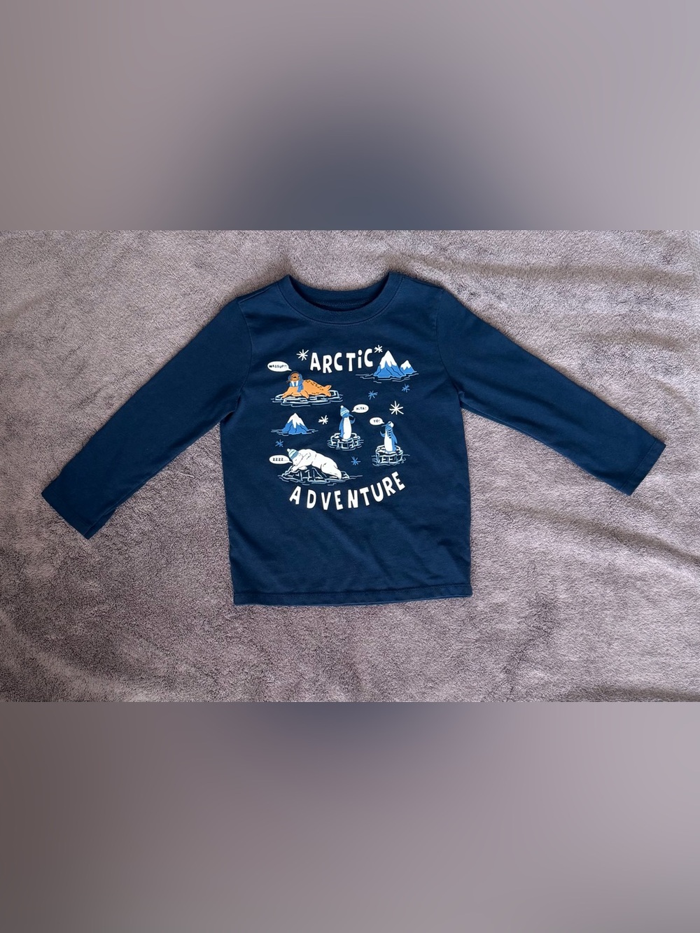 Garanimals Navy 'Arctic Adventure' Long Sleeve Tee